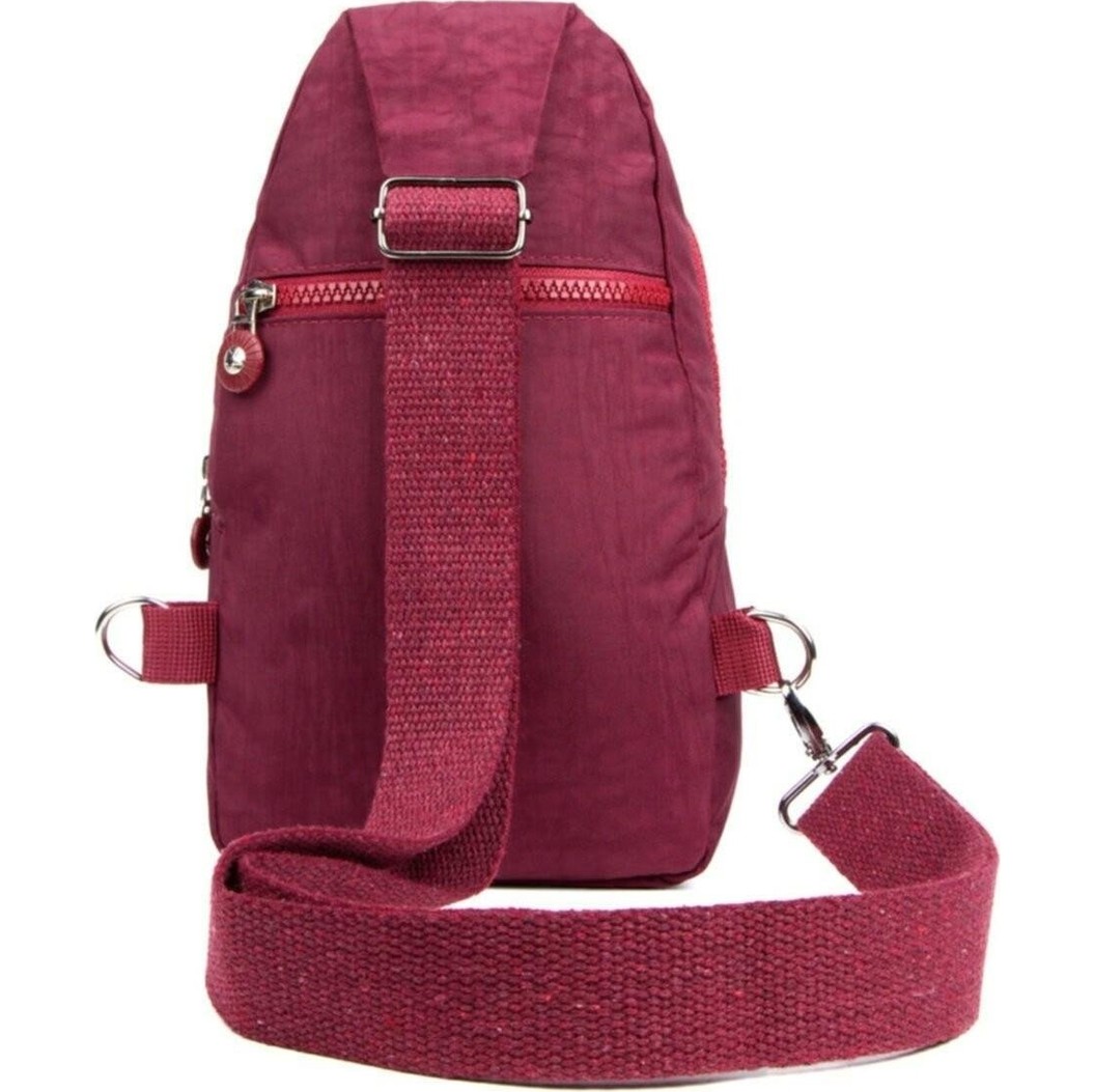 Newish Polo Kadın Krinkıl Kumaş Bodybag Çapraz Göğüs ve Omuz Çantası new126 - Haki görsel 8
