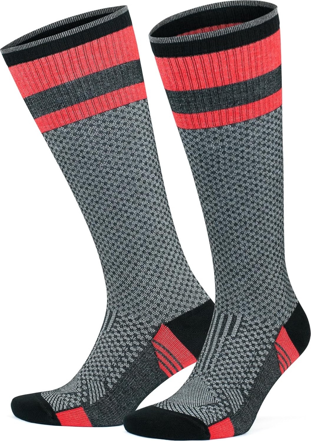 Erkek ve Kadın Için Renkli Bambu (15-20 mm Hg) Basınçlı Koşu Uçuş Seyahat Çorabı 3596
