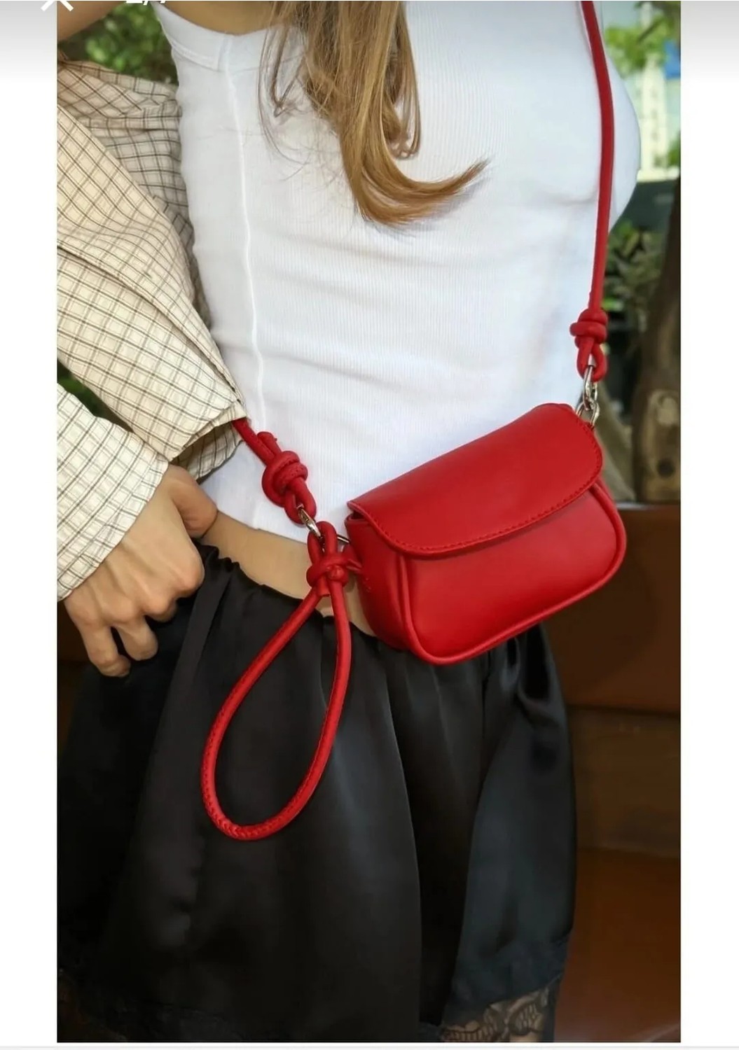 Özüm Çanta Kadın Mini Boy Kol ve Omuz Çapraz Çanta Siyah (15*13 cm ) görsel 5
