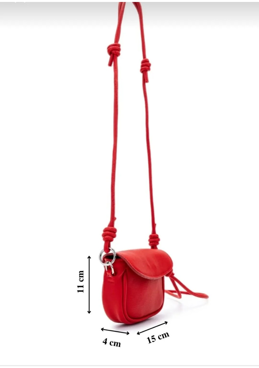 Özüm Çanta Kadın Mini Boy Kol ve Omuz Çapraz Çanta Siyah (15*13 cm ) görsel 6