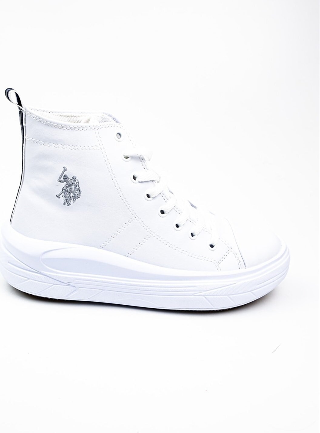 U.S. Polo Assn. U.S Polo Assn. 101163680 Clementıne PU 2PR Beyaz Kadın Spor Bot görsel 5