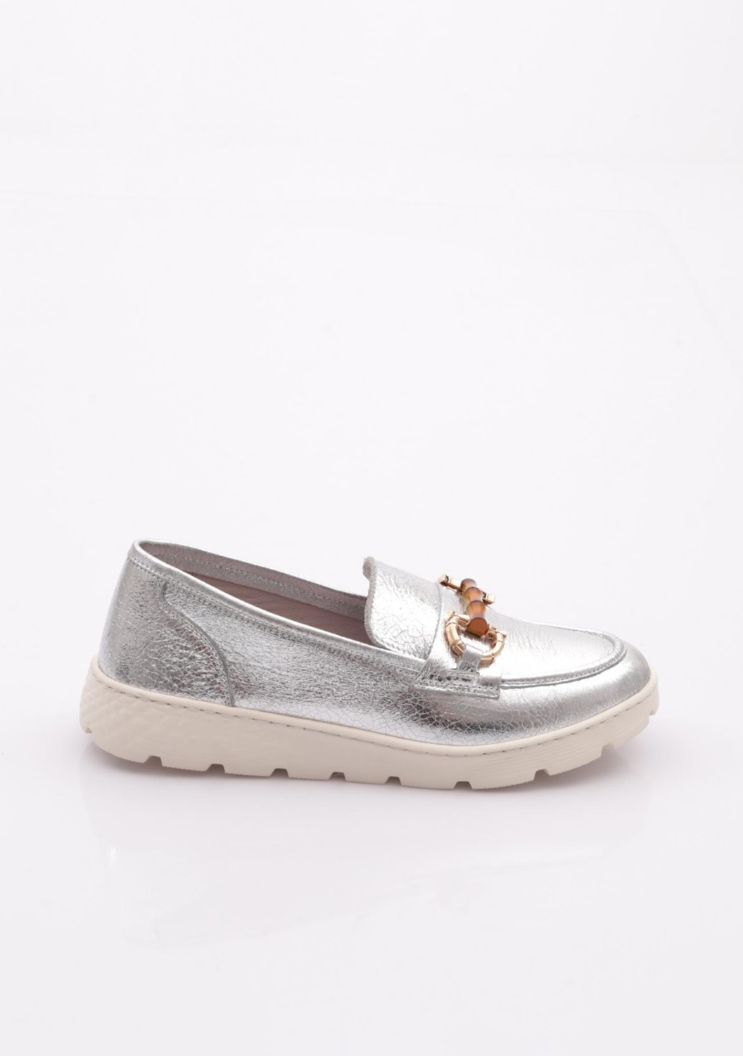 DGN 25215 Kadin Aksesuarli Loafer Ayakkabi