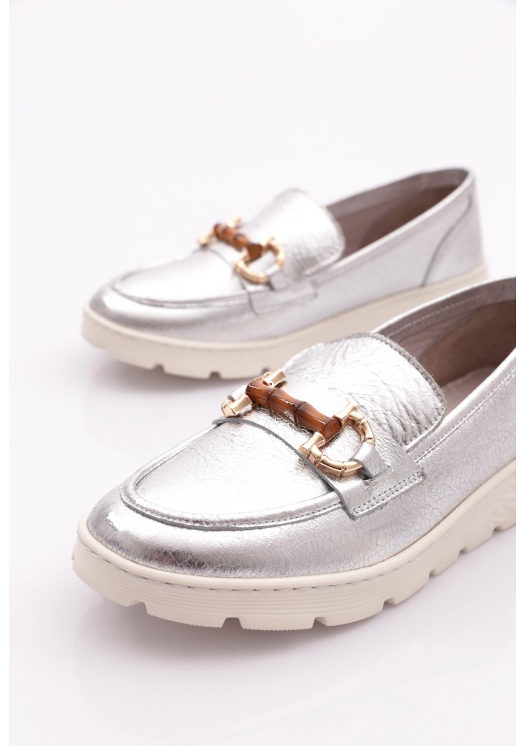 DGN 25215 Kadin Aksesuarli Loafer Ayakkabi görsel 8