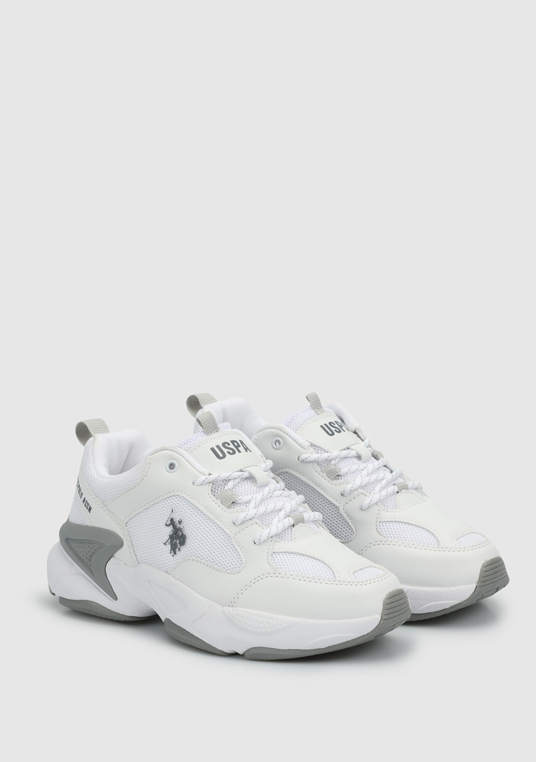 U.S. Polo Assn. MAYBE WMN 5PR Beyaz Kadın Sneaker görsel 2