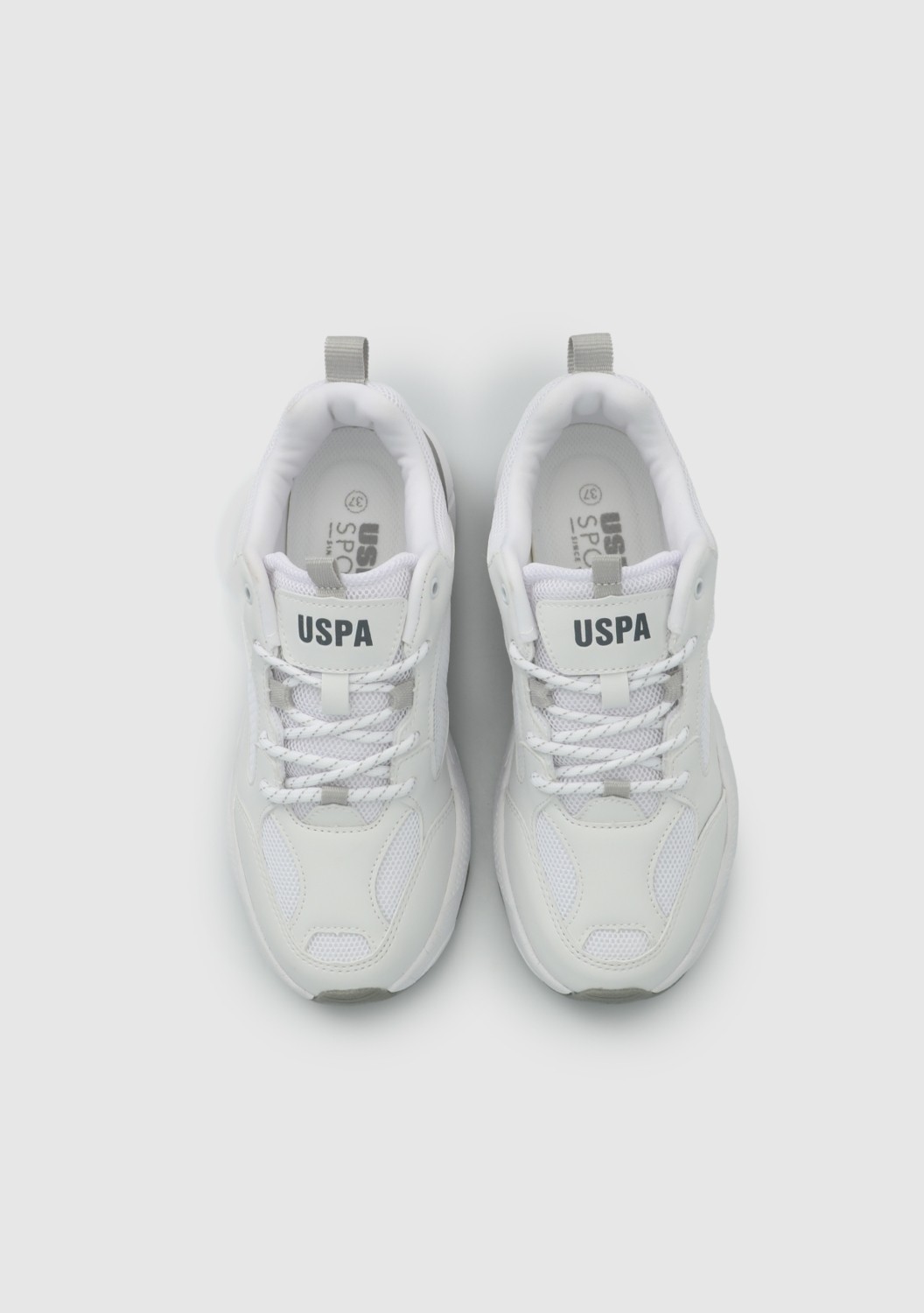 U.S. Polo Assn. MAYBE WMN 5PR Beyaz Kadın Sneaker görsel 5