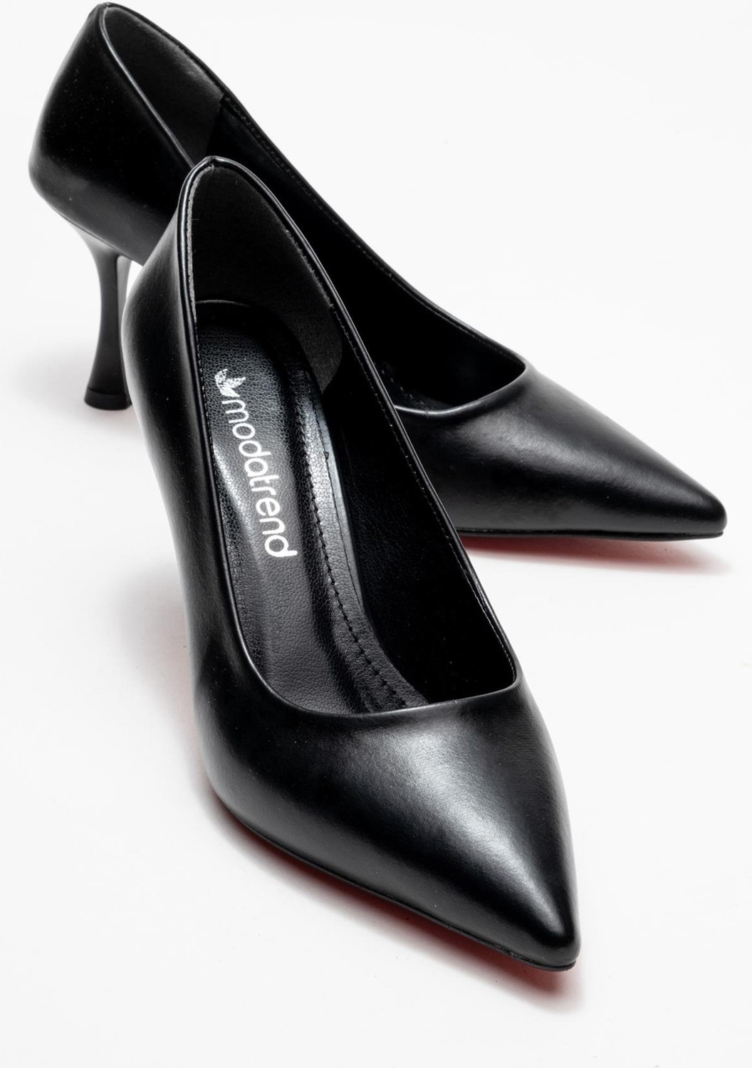 Ccway Kadın Stiletto Ayakkabı; SİYAH CİLT