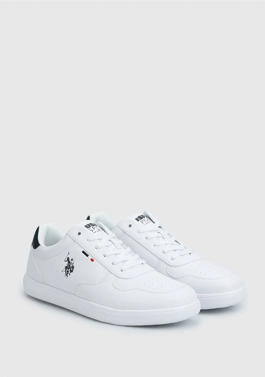 U.S. Polo Assn. Thunder 5fx Erkek Günlük Ayakkabı Suni Deri Düz Taban Beyaz Renk görsel 6