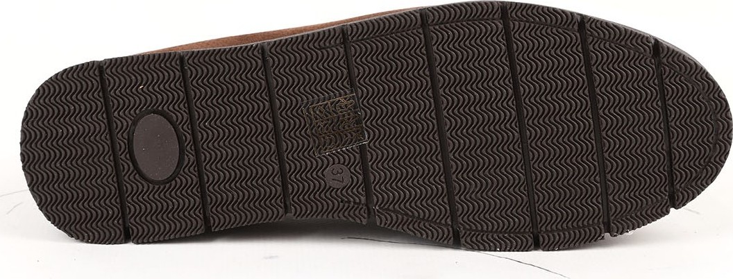 Libero L076.2274-1 Hakiki Süet Deri Lazer Dokulu Esnek Lastikli Kalın Taban Kadın Comfort Loafer görsel 4