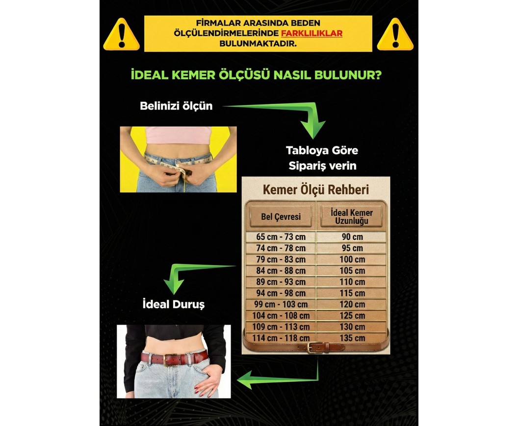 GoDeri %100 Hakiki Deri, 3 cm Siyah Rugan Klasik Kadın Kemeri, Business, Iş Kadını, Kumaş, Takım KEMERI-R01 görsel 7