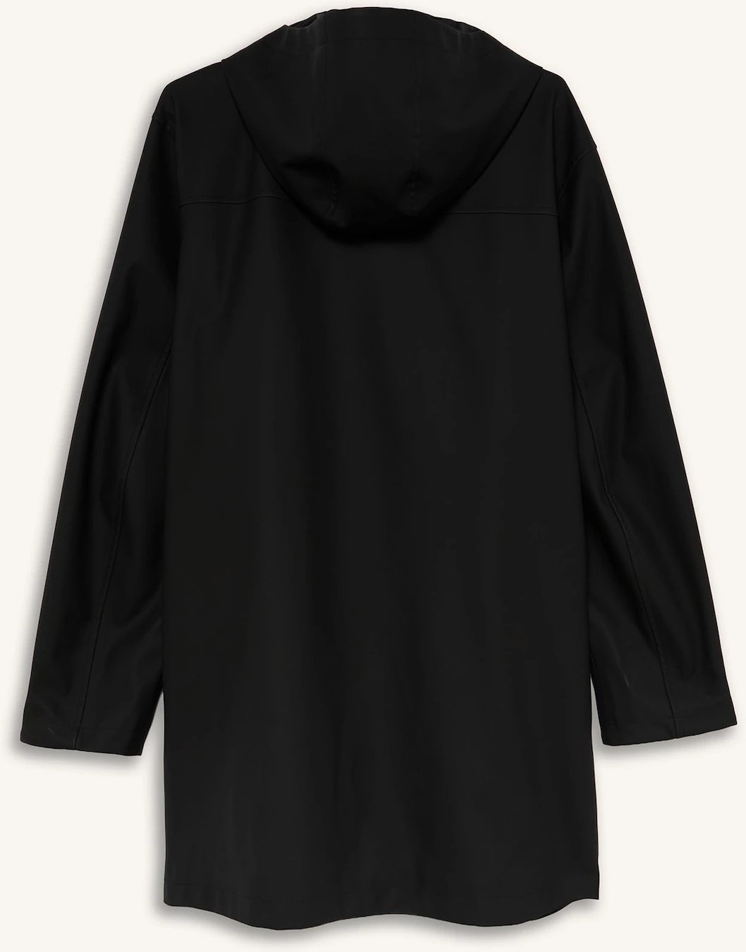 DeFacto Regular Fit Su Geçirmez Kapüşonlu Astarlı Çıtçıtlı Suni Deri Parka H2892AX26AU görsel 7