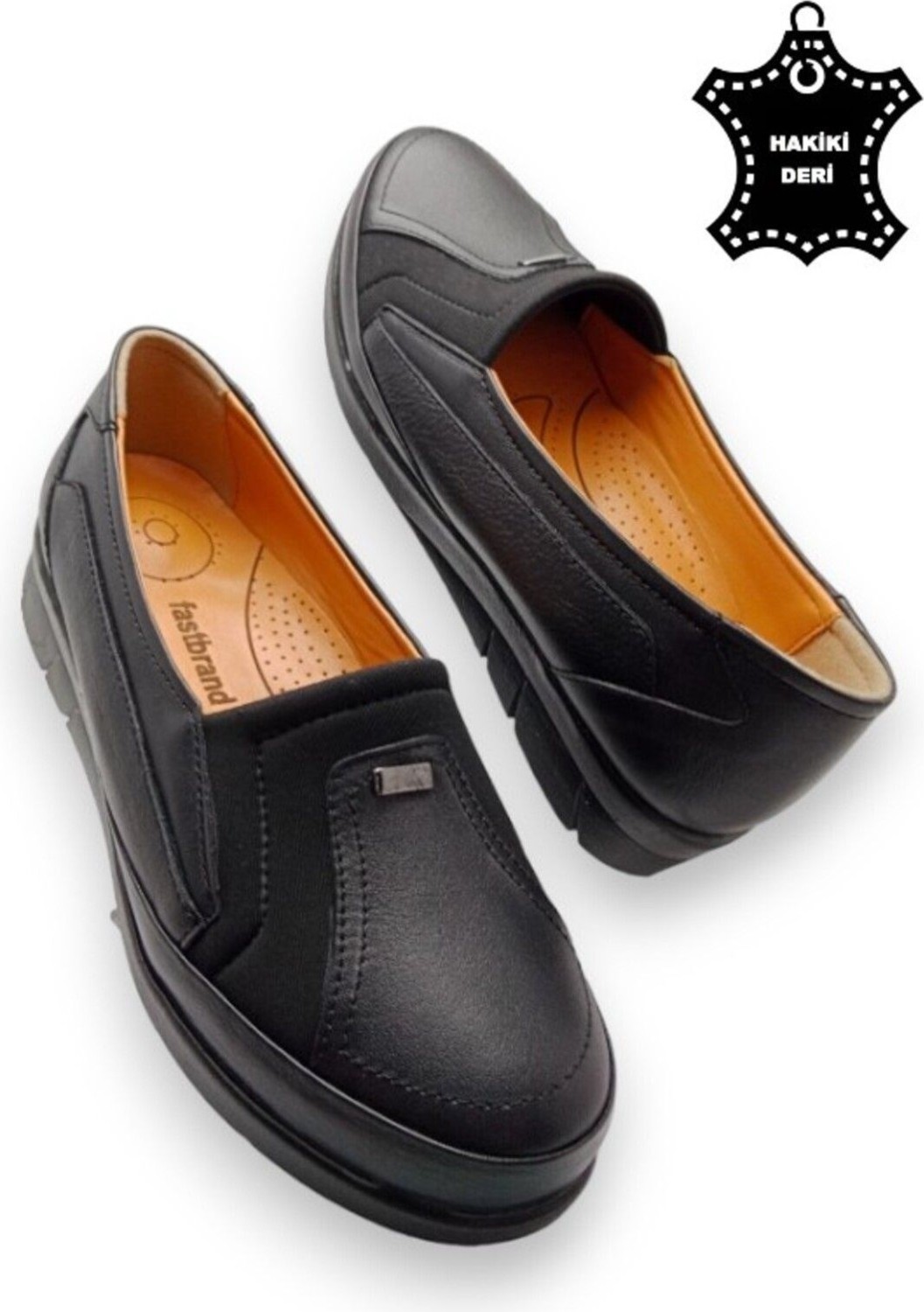 Magic Shoes Kadın Taba Içi Comfort Tam Ortopedik Anne Ayakkabısı görsel 3