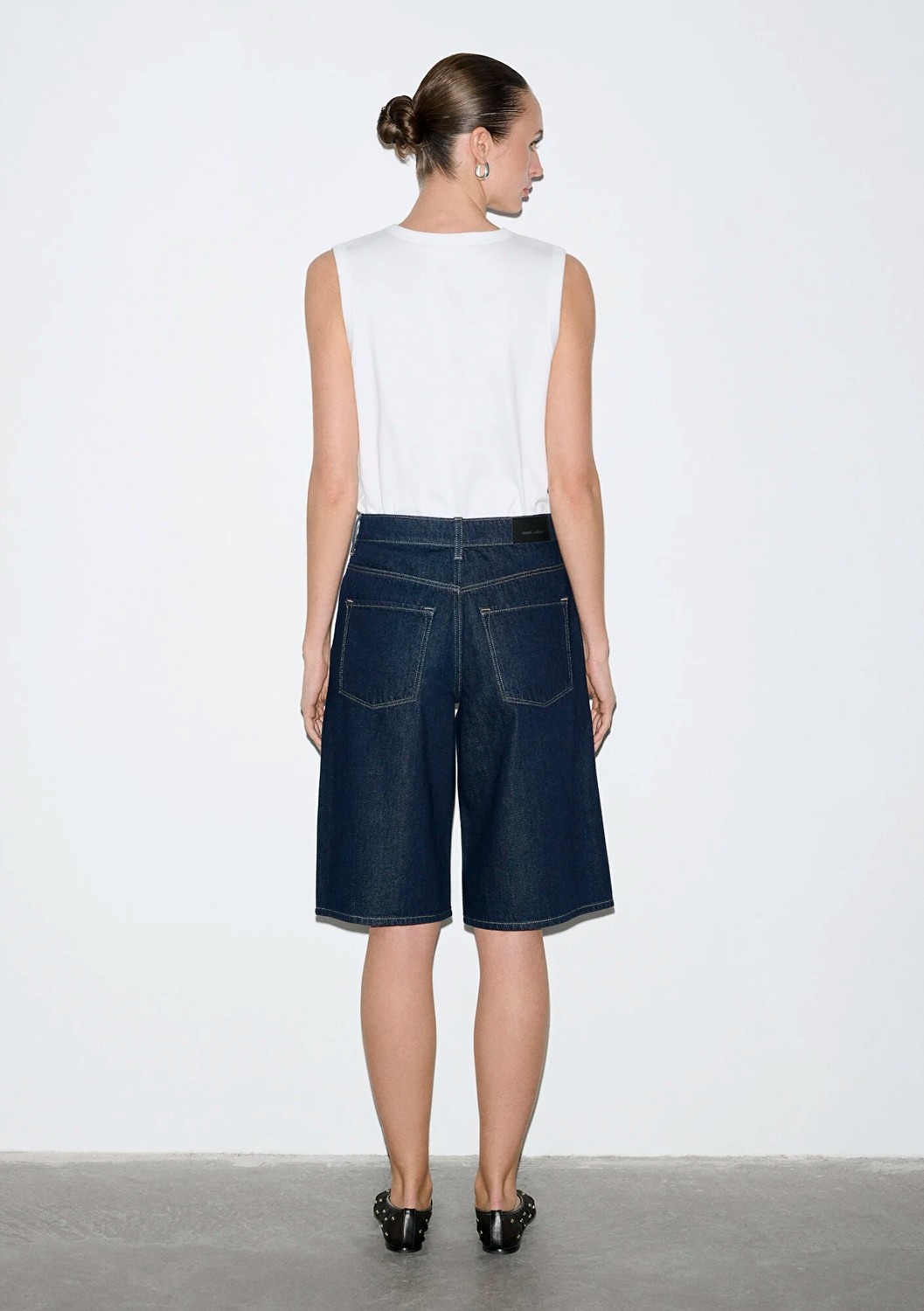 Mavi Edition Rinse Jean Şort 1411233-A1593 görsel 5