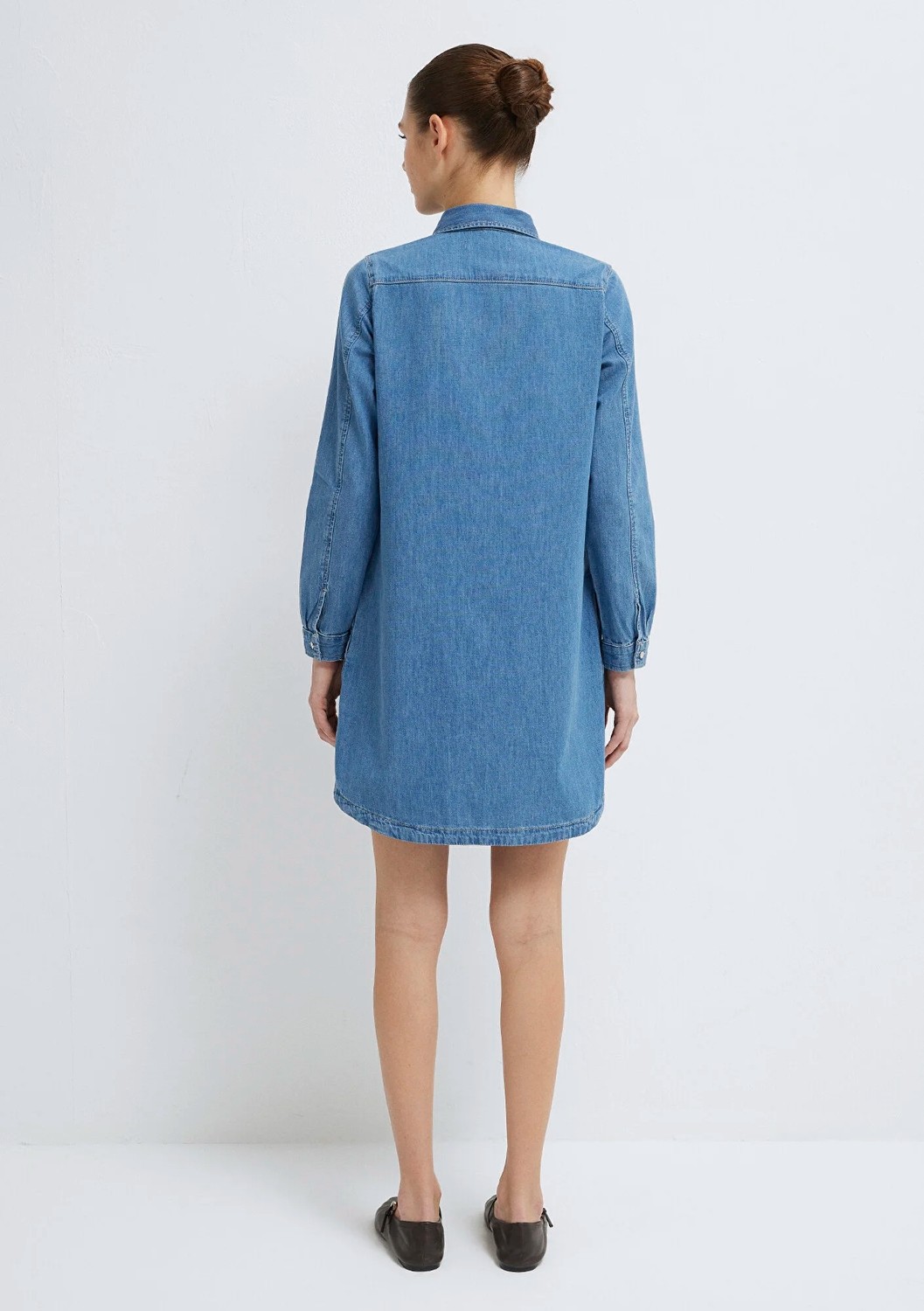 Mavi Liz Everyday Indigo Mavisi Jean Elbise 130656-A1578 görsel 5