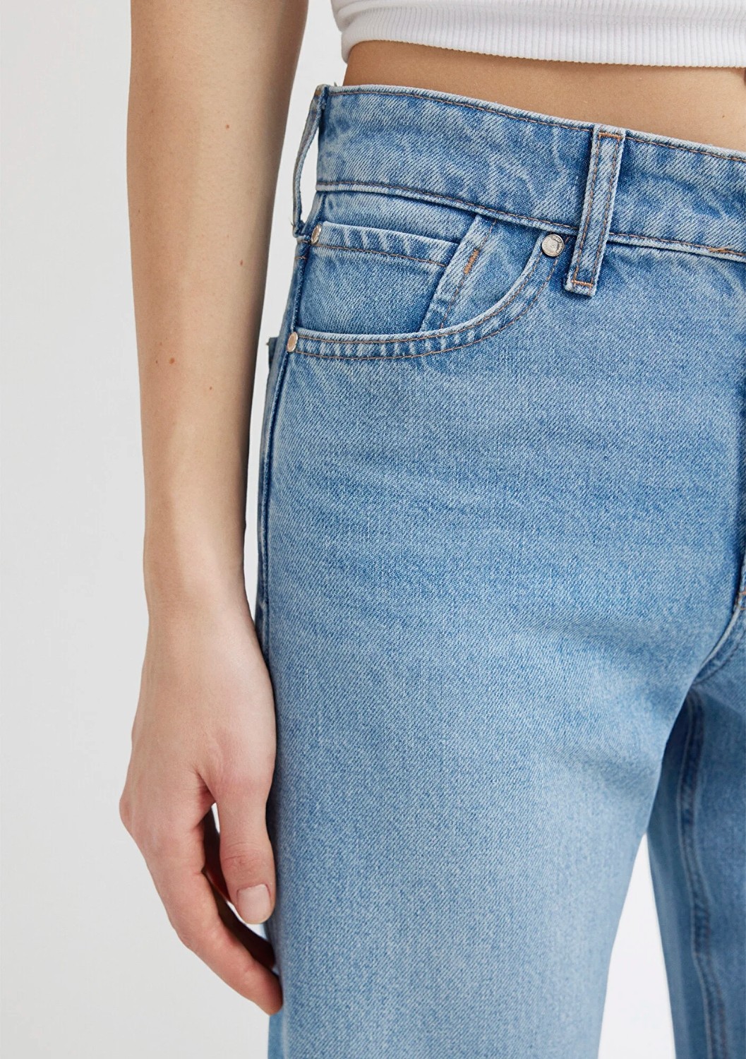 Mavi Taylor Iconic Puslu Açık Mavi Jean Pantolon 1010840-A1563 görsel 8
