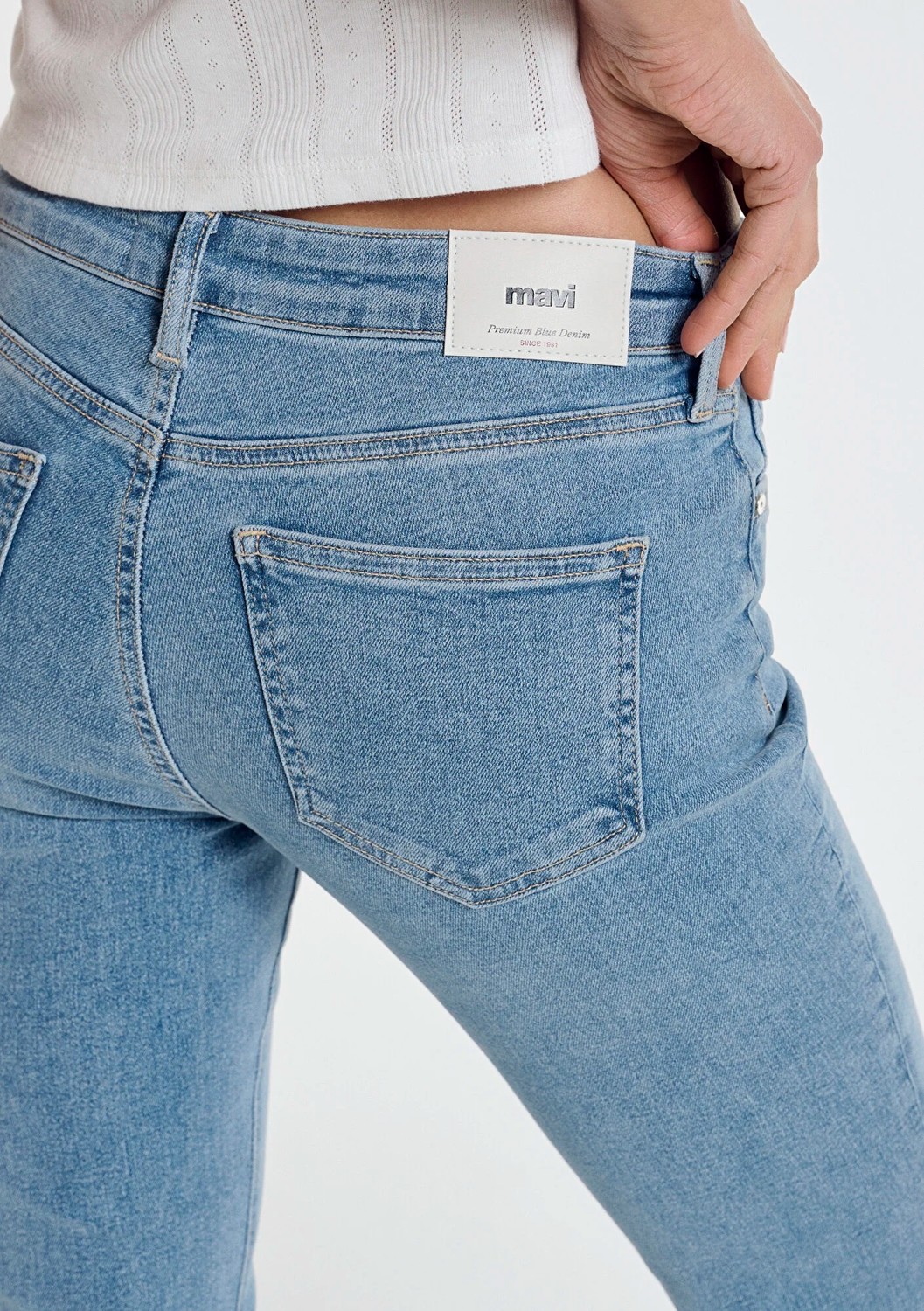 Mavi Molly Premium Blue Açık Mavi Jean Pantolon 10136A1548 görsel 7