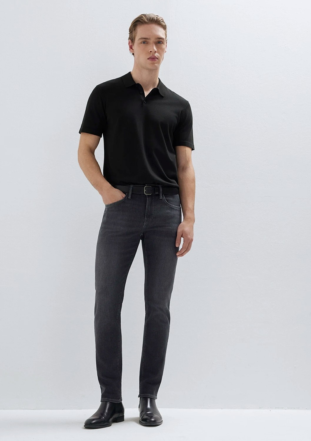 Mavi Jake Lux Black Antrasit Jean Pantolon 00422A1743 görsel 2