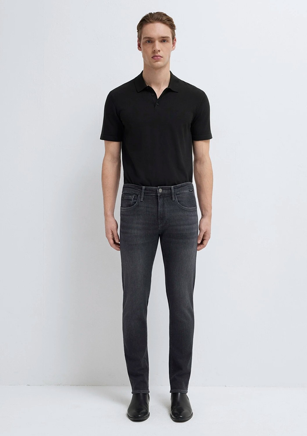 Mavi Jake Lux Black Antrasit Jean Pantolon 00422A1743 görsel 3