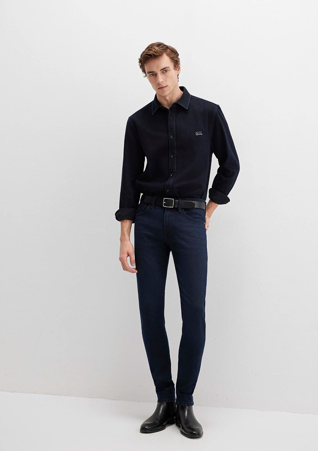 mavi KVNÇ Mavi Black Koyu Gece Mavisi Jean Pantolon 001070-91239