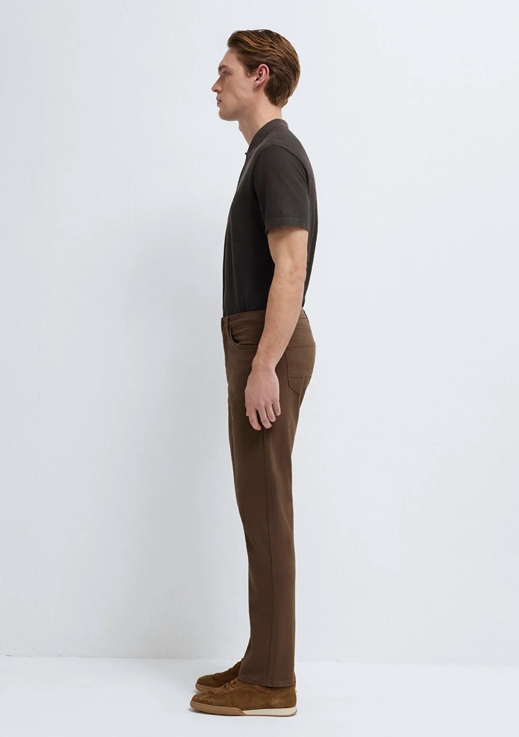 Mavi Martin Kahverengi Comfort Gabardin Pantolon 0037890680 görsel 4