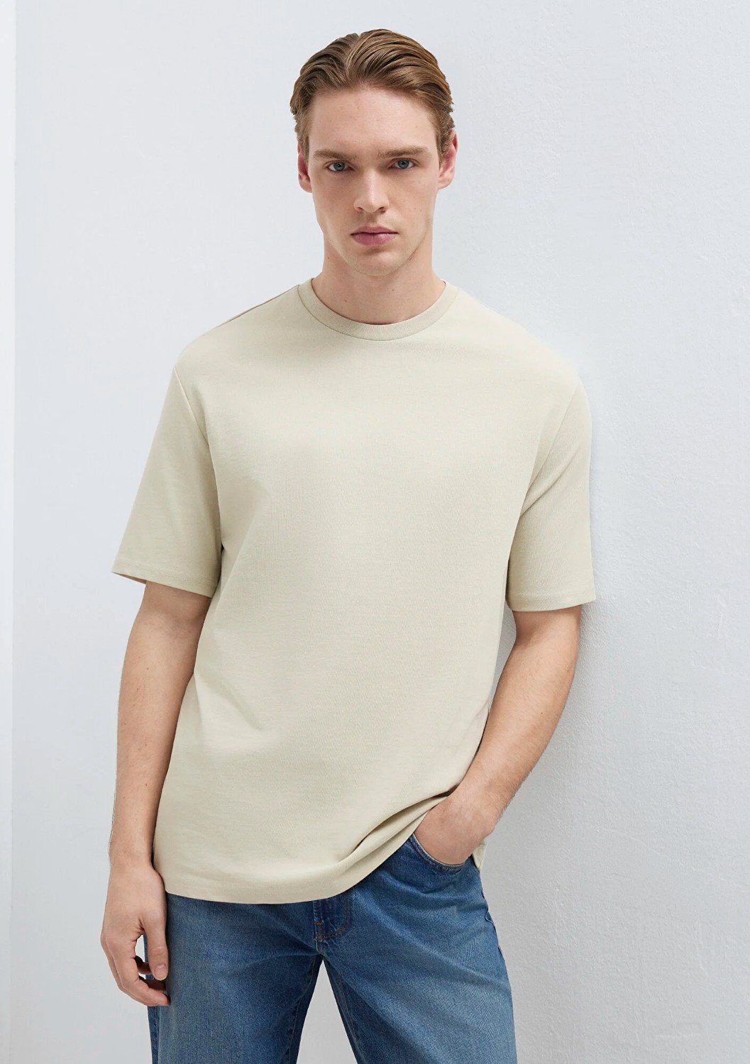 Mavi Bej Basic Tişört 0611924-70322 görsel 2