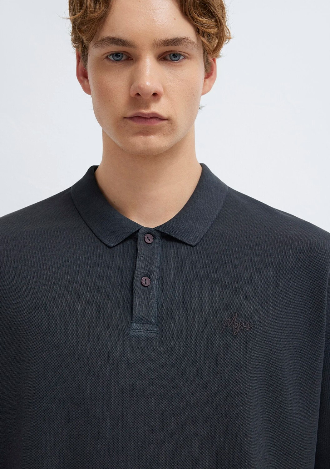 Mavi Antrasit Polo Tişört 0613619-80106 görsel 6