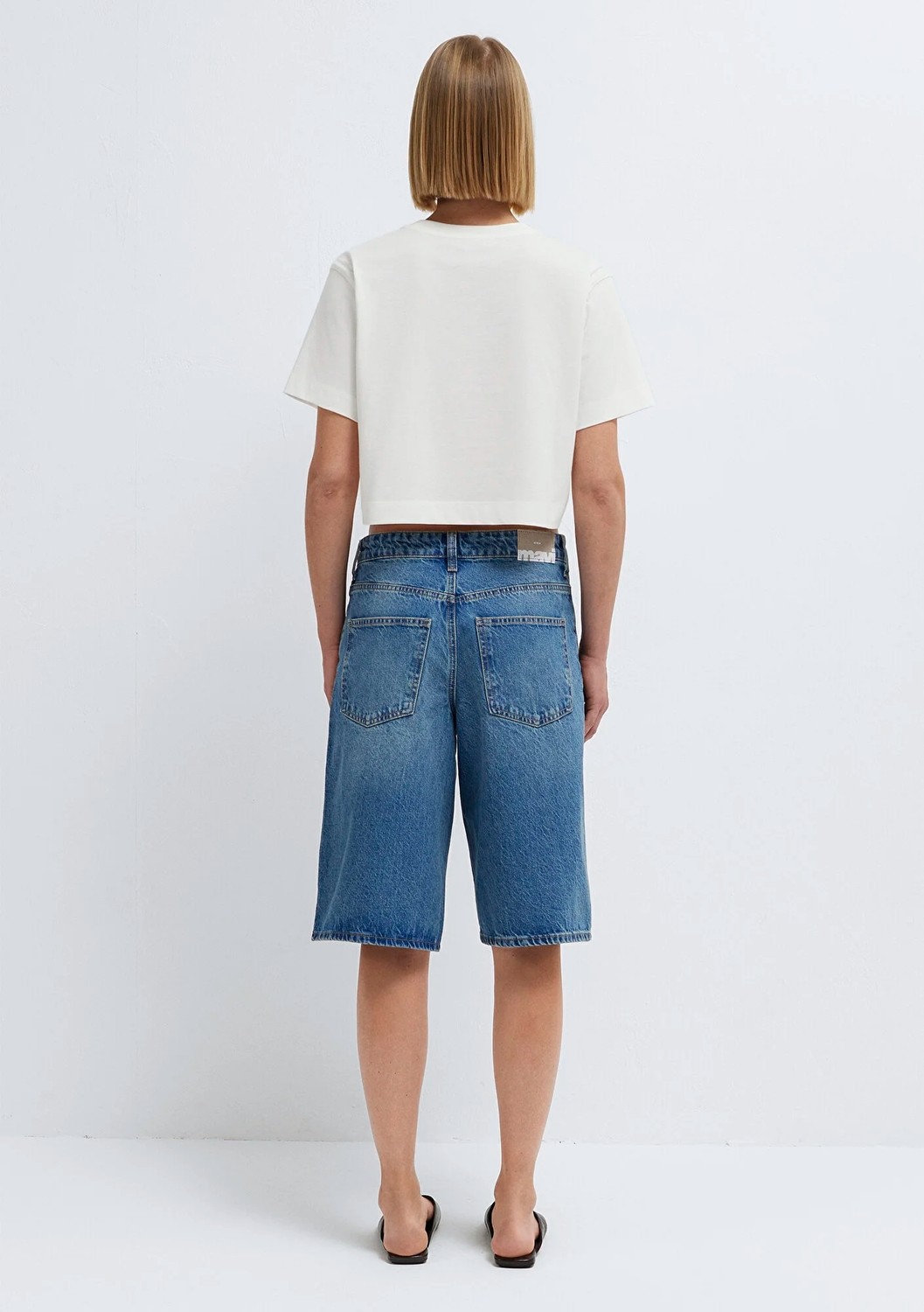 Mavi Real Blue Vintage Indigo Mavisi Jean Şort 1411233-87779 görsel 6