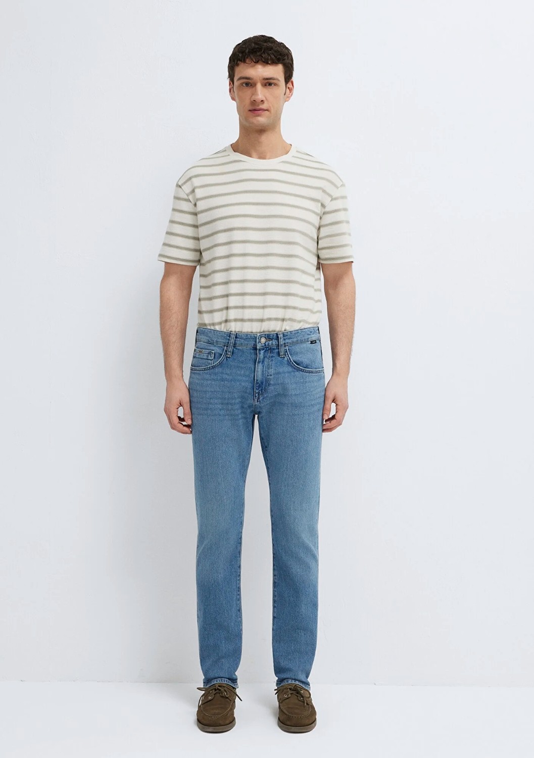 Mavi Jake Premium Blue Puslu Açık Mavi Jean Pantolon 0042283030 görsel 4