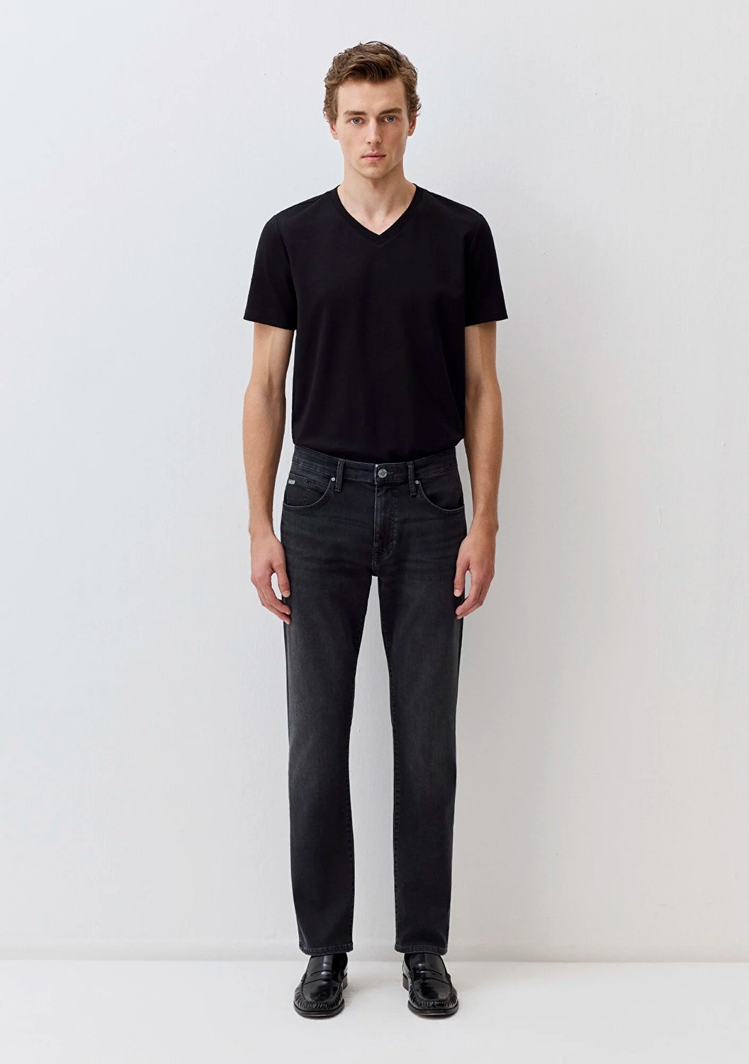 Mavi Marcus Edition Koyu Gri Smoke Jean Pantolon 0035190826 görsel 3