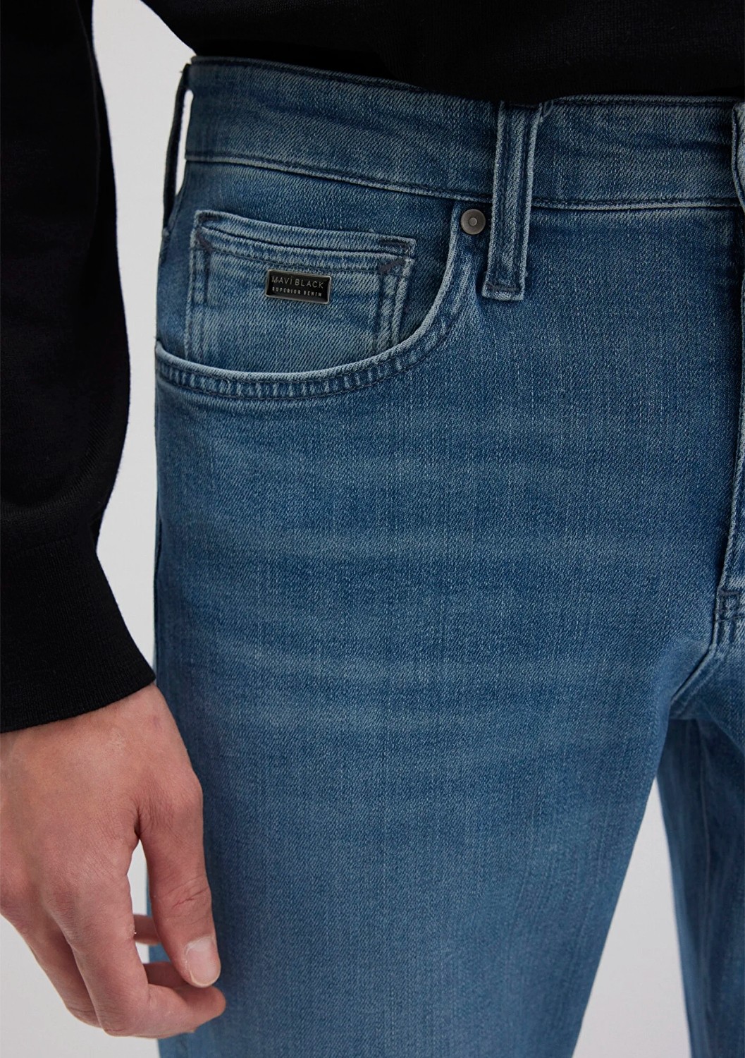 Mavi Hunter Mavi Black Vintage Indigo Mavisi Jean Pantolon 0020290661 görsel 6