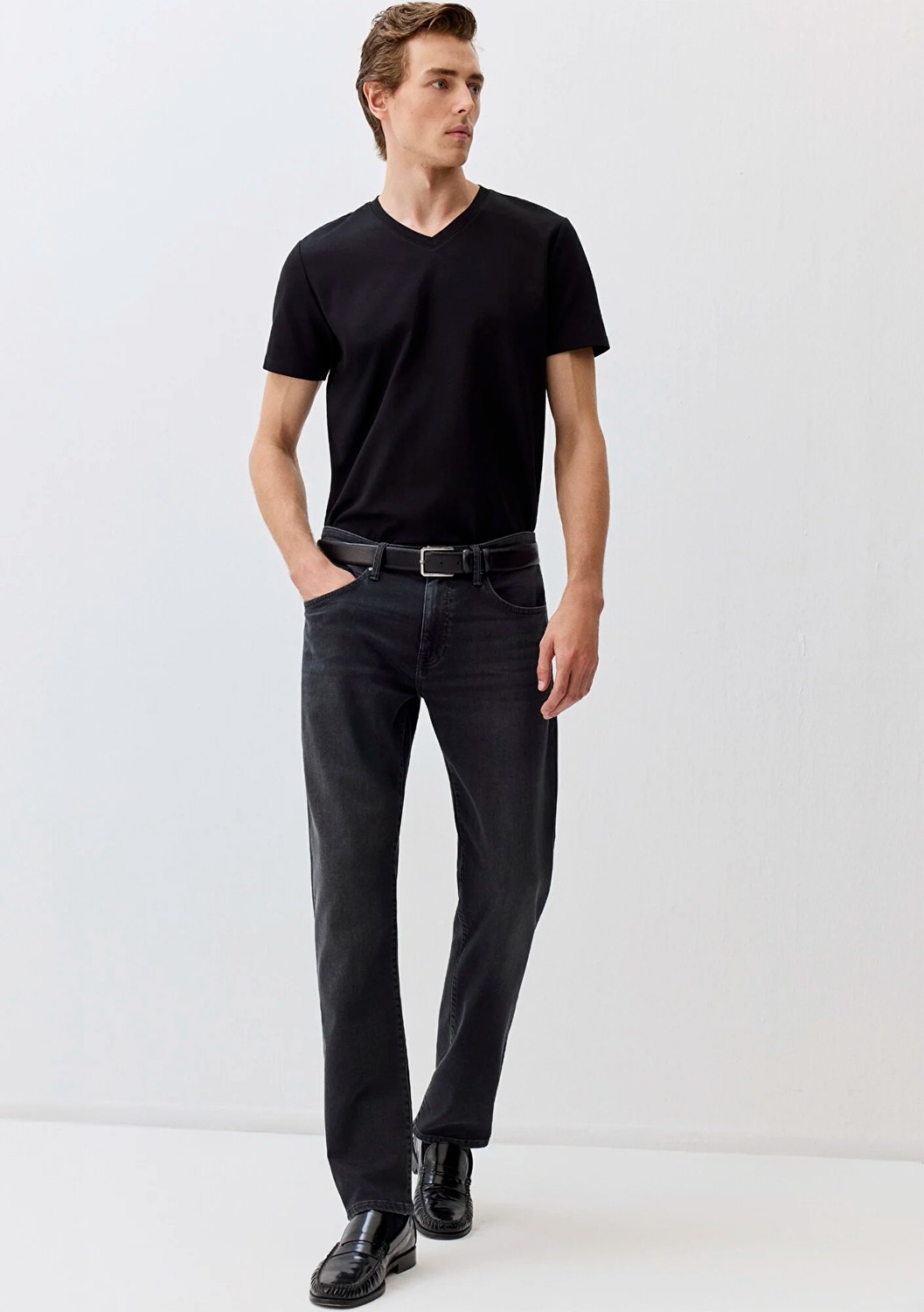 Mavi Marcus Edition Koyu Gri Smoke Jean Pantolon 0035190826 görsel 2