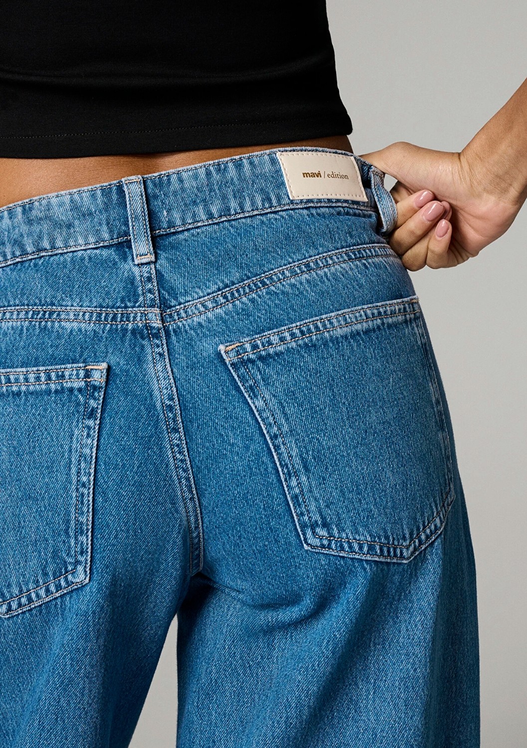 Mavi Joy Mavi Edition Gölgeli Indigo Mavisi Jean Pantolon 1010960-A3161 görsel 8