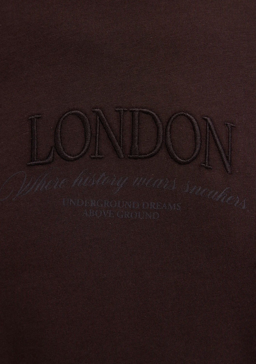 Mavi London Baskılı Kahverengi Tişört 1614261-70240 görsel 7