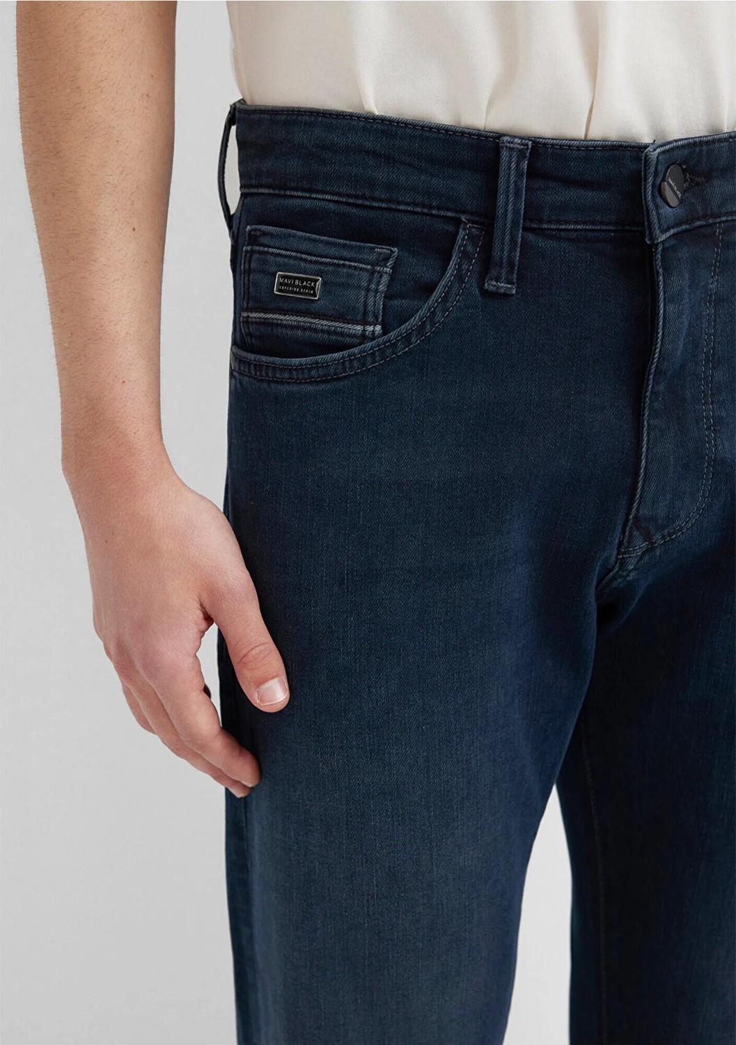 Mavi Hunter Mavi Black Gölgeli Mürekkep Mavi Jean Pantolon 0020231891 görsel 7