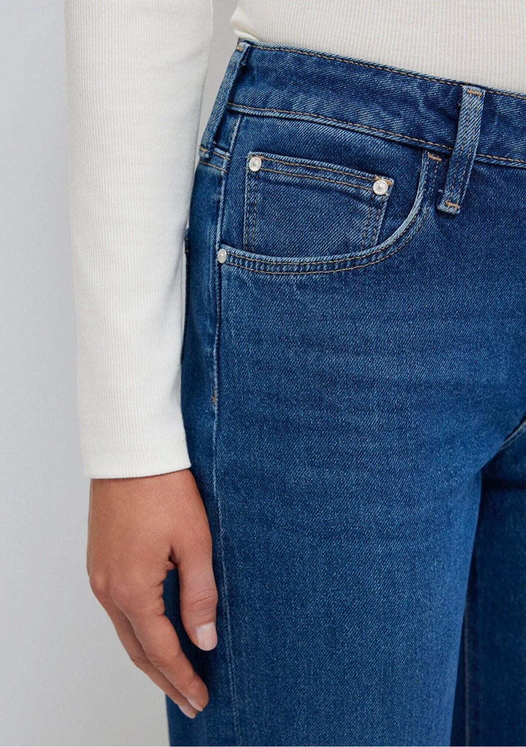 Mavi İbiza Real Blue Gölgeli Koyu Mavi Jean Pantolon 1010530-90504 görsel 7