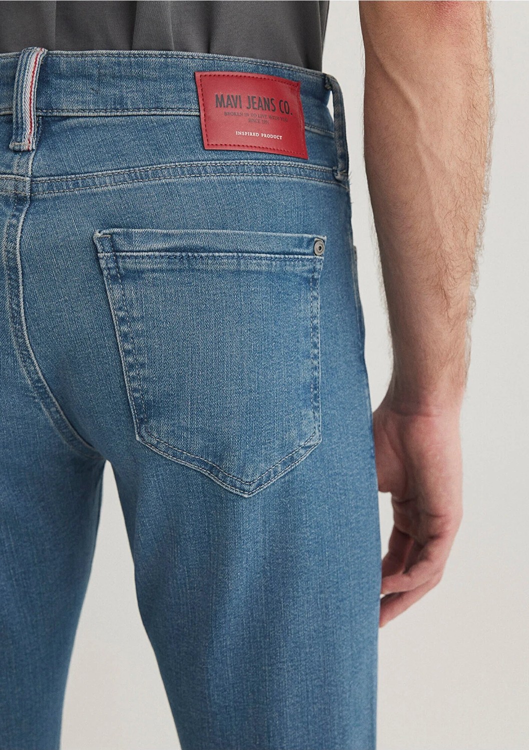 Mavi Jake Krmzbyz Mavi Premium Puslu Vintage Mavi Jean Pantolon 0042285192 görsel 8