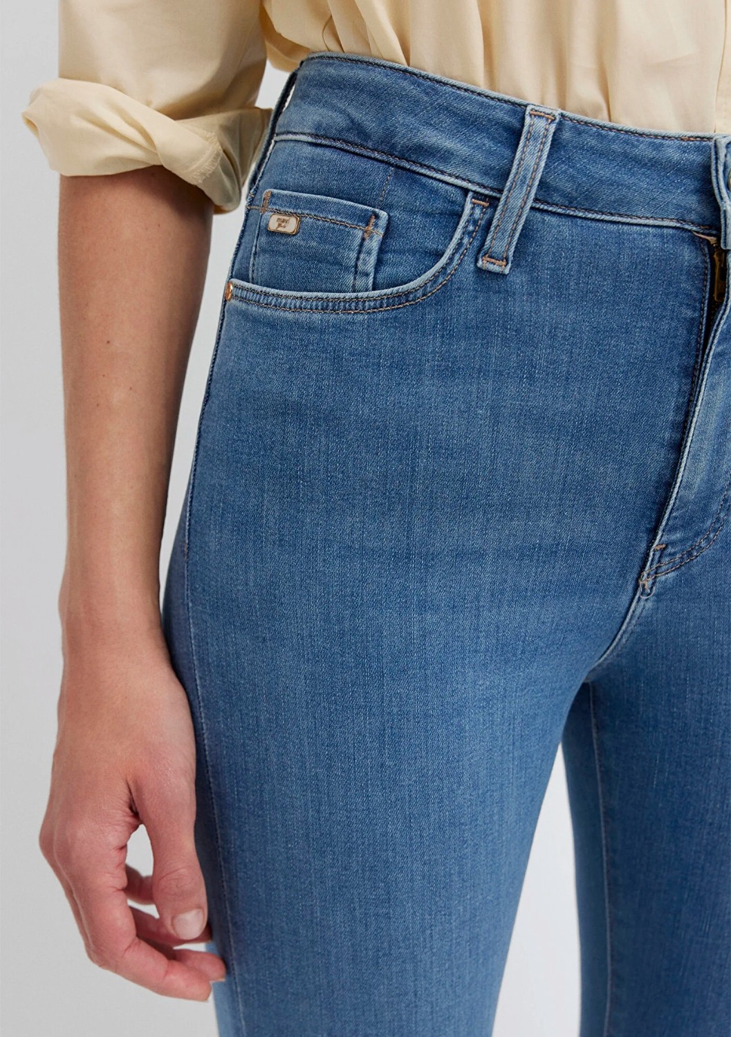 Mavi Serenay Gold Premium Vintage Indigo Mavisi Jean Pantolon 100980-A1549 görsel 8