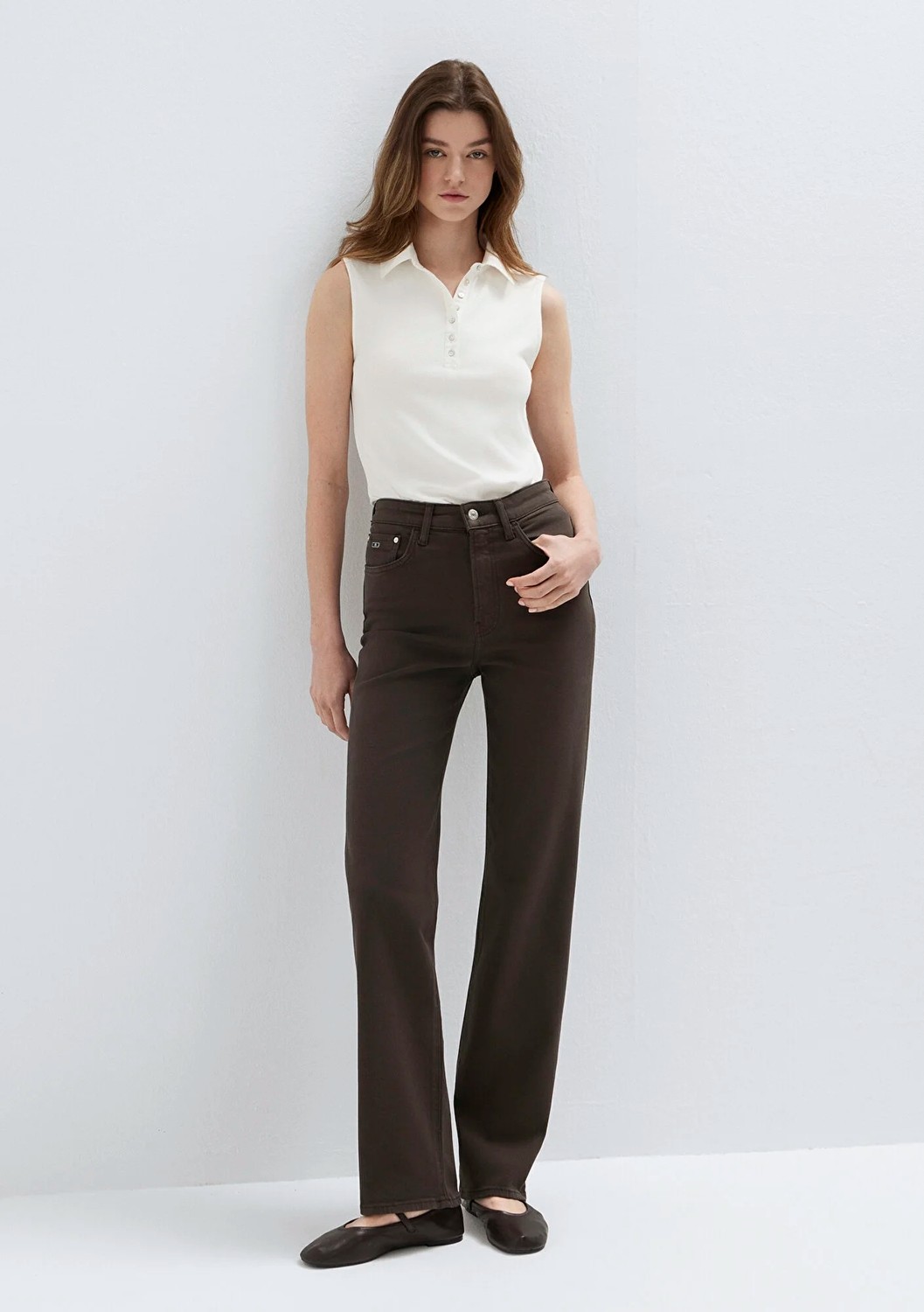 Mavi Sky Classic Denim Koyu Kahverengi Gabardin Pantolon 1010627-A3931