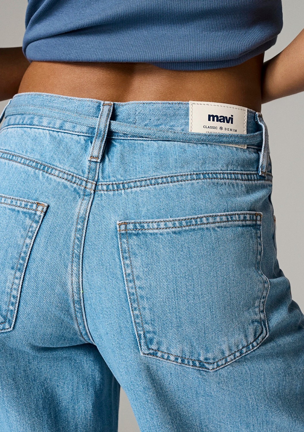 Mavi Wendy Classic Denim Açık Mavi Jean Pantolon 1012626-A4176 görsel 8