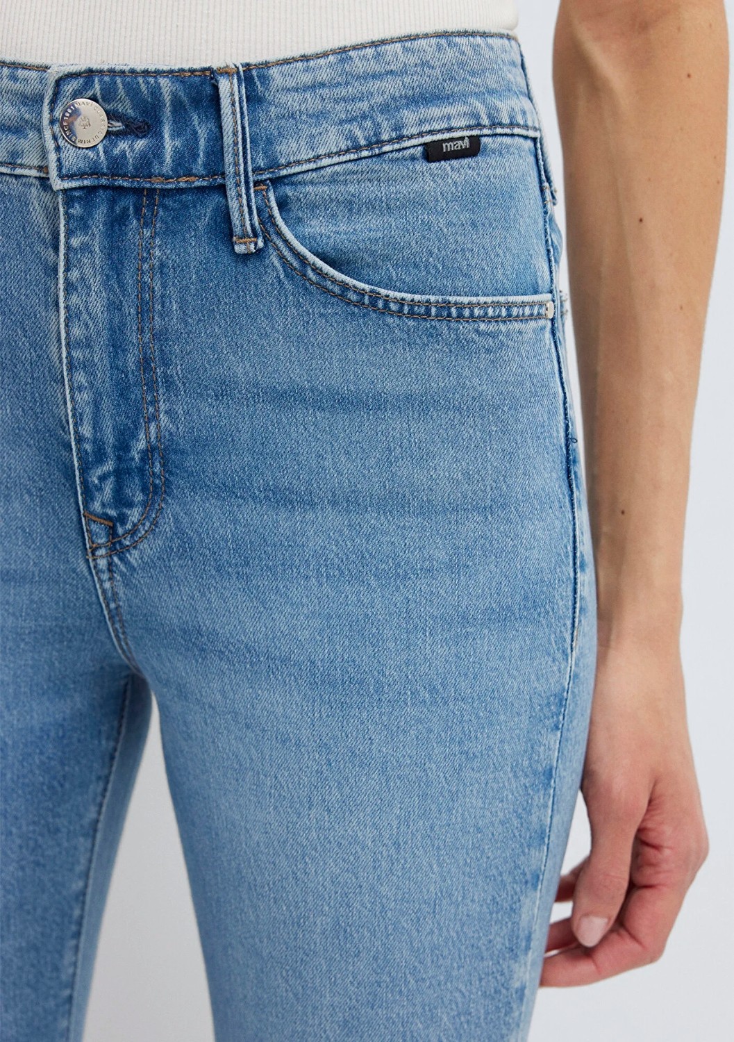 Mavi Bliss Classic Denim Vintage Açık Mavi Jean Pantolon 101437-A3929 görsel 7