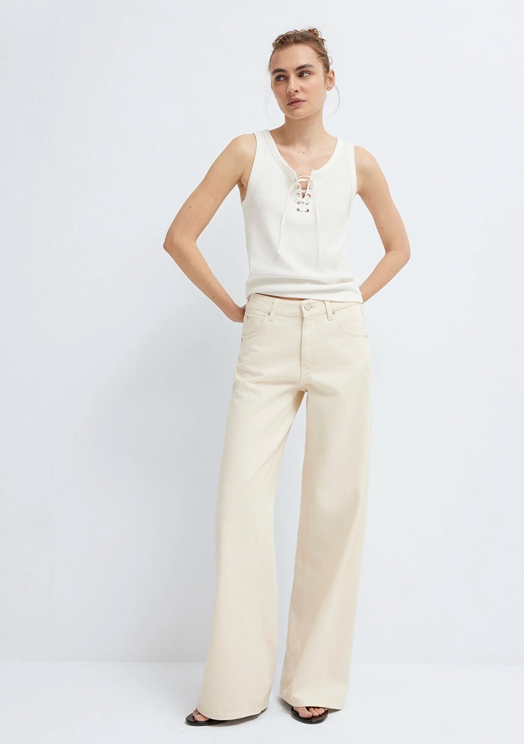 Mavi Siena Iconic Krem Jean Pantolon 1010763-A3903 görsel 3