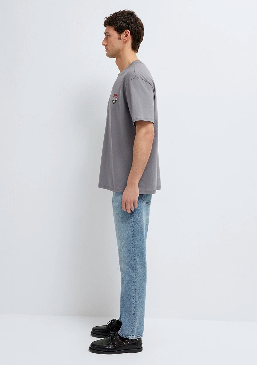 Mavi Jeans Baskılı Gri Tişört 0613599-85550 görsel 5