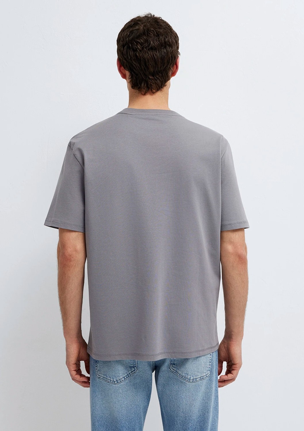 Mavi Jeans Baskılı Gri Tişört 0613599-85550 görsel 6