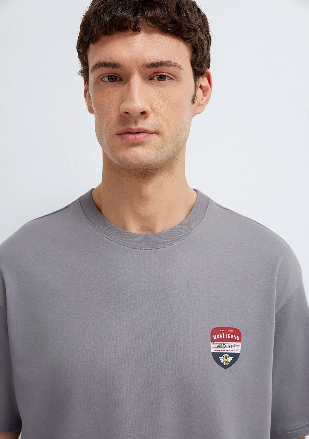 Mavi Jeans Baskılı Gri Tişört 0613599-85550 görsel 7