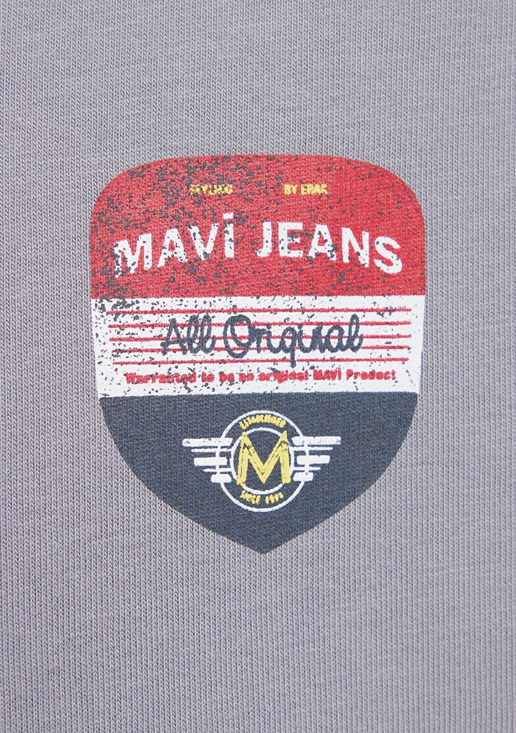 Mavi Jeans Baskılı Gri Tişört 0613599-85550 görsel 8