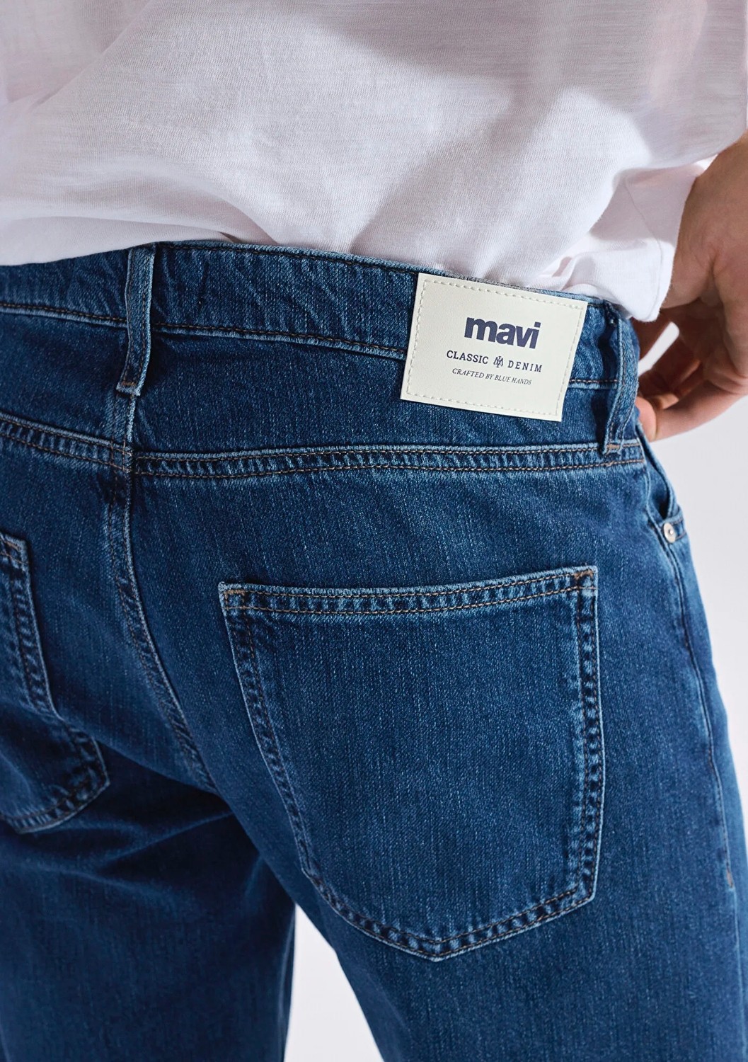 Mavi Hunter Classic Denim Koyu Mavi Jean Pantolon 00202A3987 görsel 8