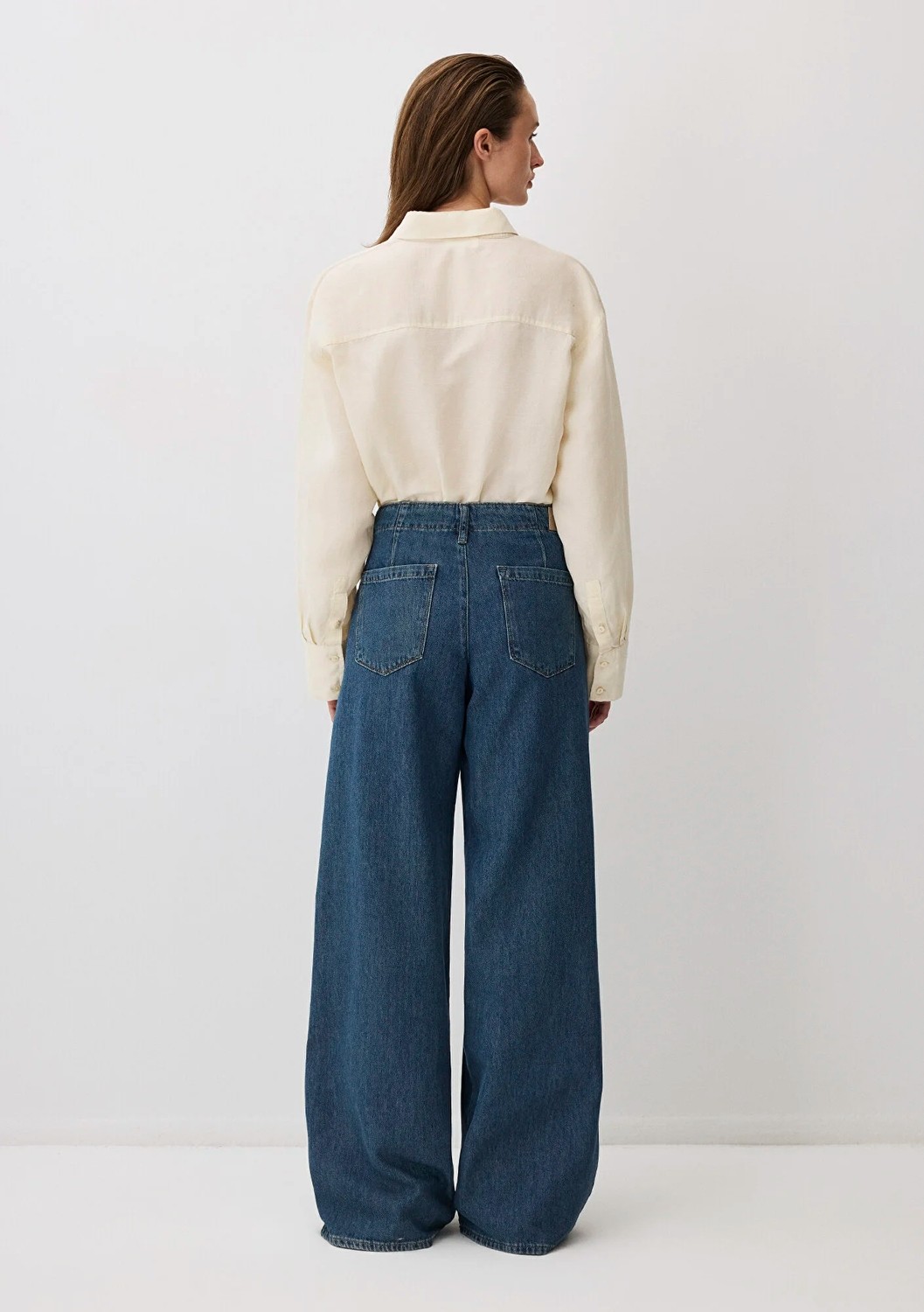 Mavi Maribel Mavi Edition Puslu Indigo Mavisi Jean Pantolon 1012666-90558 görsel 4
