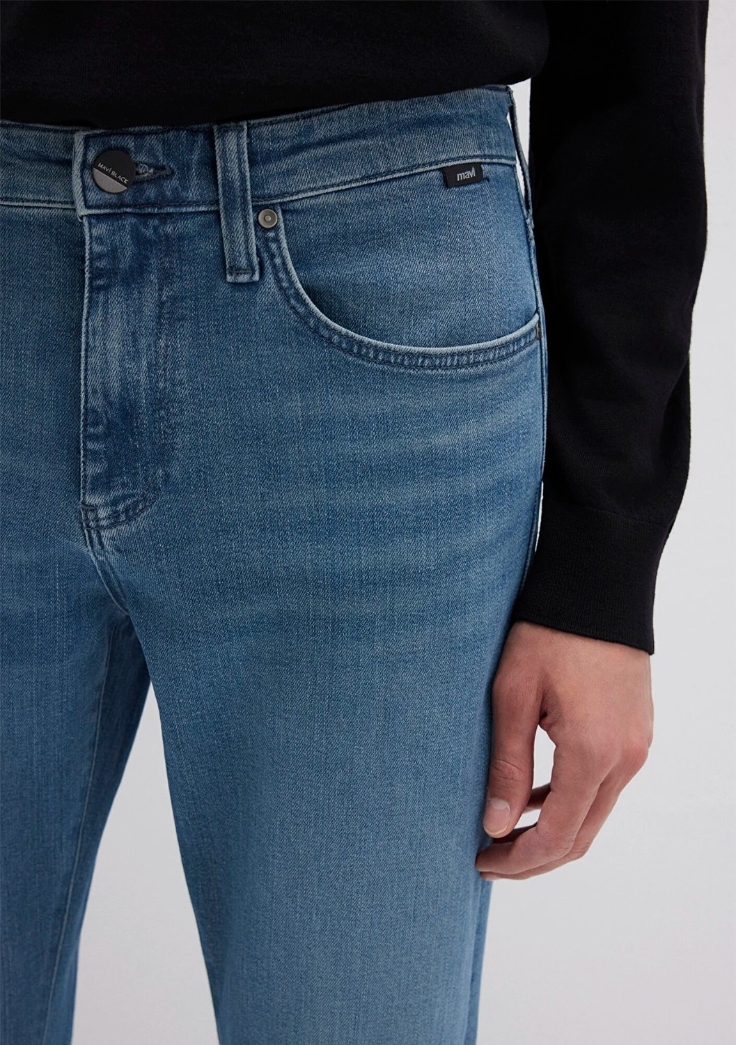 Mavi Hunter Mavi Black Vintage Indigo Mavisi Jean Pantolon 0020290661 görsel 5