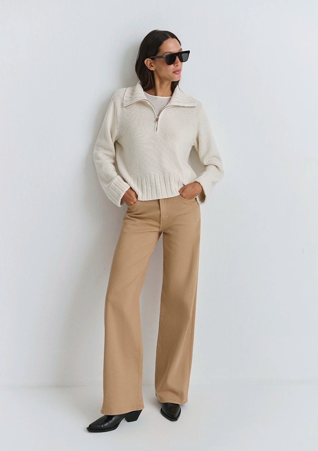Mavi Malibu Bej Gabardin Pantolon 1010152-91198 görsel 2