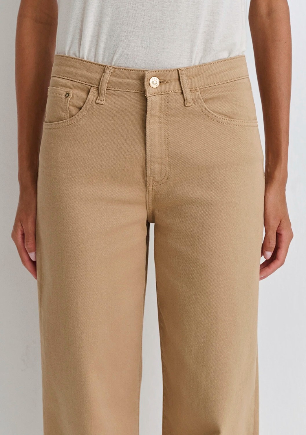 Mavi Malibu Bej Gabardin Pantolon 1010152-91198 görsel 8