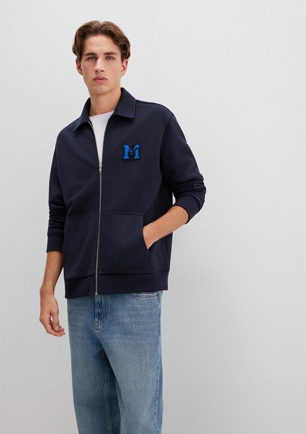 Mavi Lacivert Sweatshirt 0S10493-70490 görsel 2